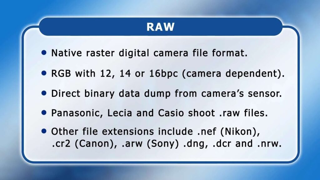 Definition of JPEG image format