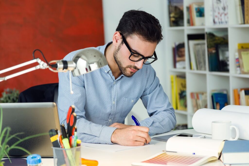 Man working in the office