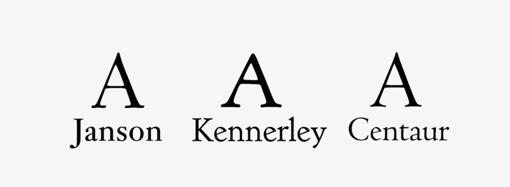 3 'a' letters in styles