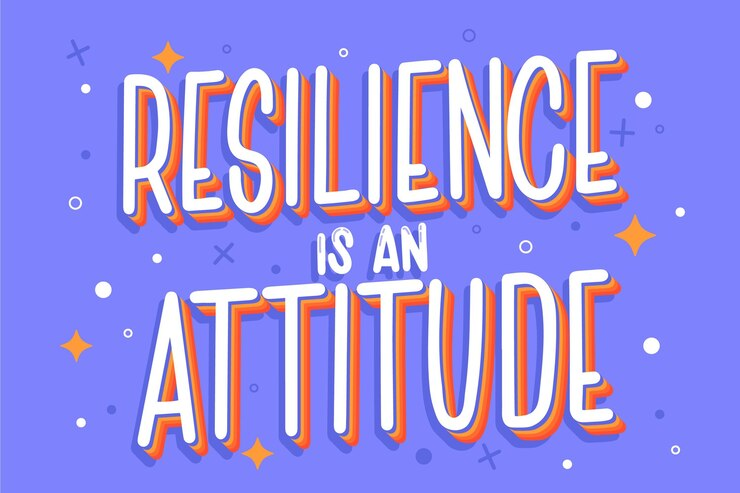 Illustration of Resilience: Lettering