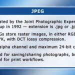 Definition of JPEG image format