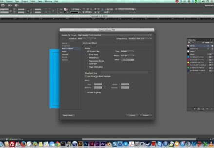 Process of printer bleed