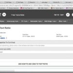 Process of using code to text ratio
