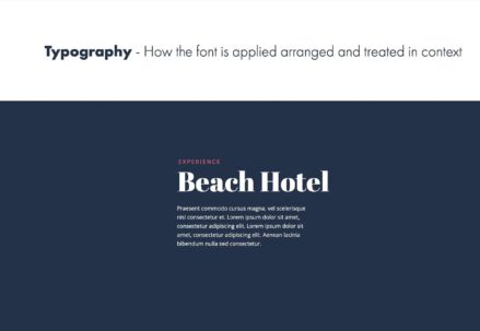 Example of typography